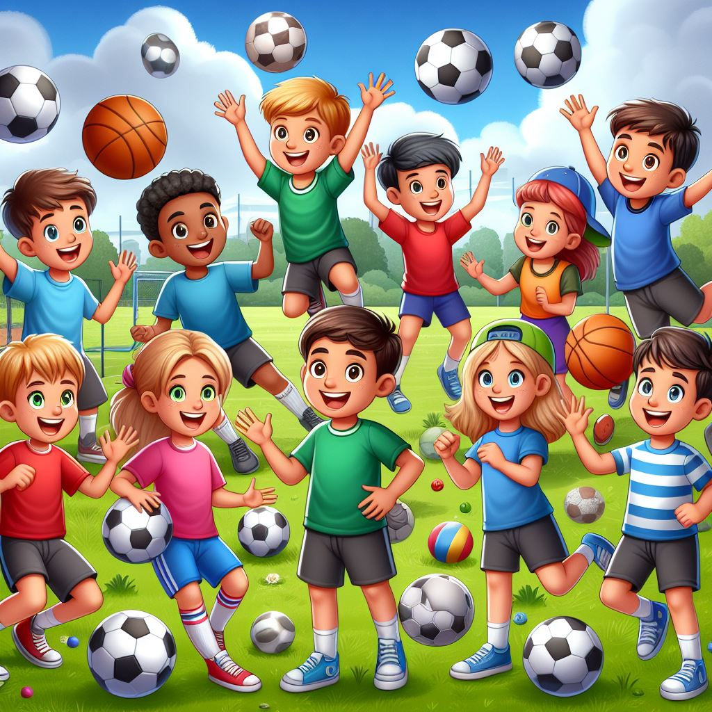 Mit Spaß zum Ballprofi: Erlebe vielseitige Sportarten und neue Freundschaften!