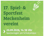 Einladung zum Spiel- & Sportfest Meckenheim vereint 2026