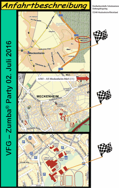 Google Maps - Wettkampfhalle des Schulzentrums Meckenheim